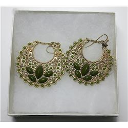 4 - LIA SOPHIA GOLD TONE EARRINGS