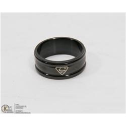 SUPERMAN LOGO RING SZ 12