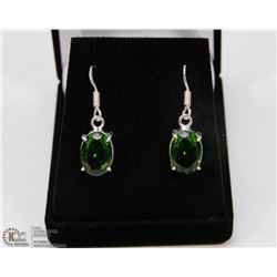 #2-GREEN PERIDOT GEMSTONE EARRINGS