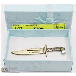 CROSSFIRE HEAVY METAL DAGGER PENDANT