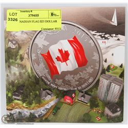 2015 CANADIAN FLAG $25 DOLLAR