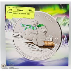 2016 CANADIAN BOB SLED   $25 DOLLAR
