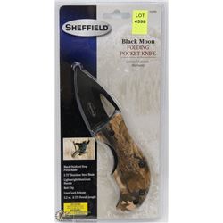 NEW SHEFFIELD BLACK MOON FOLDING KNIFE