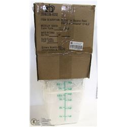4QT INGREDIENT BINS - LOT OF 6