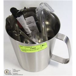 STAINLESS MEASURE SET - 10 PIECES