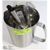 Image 1 : STAINLESS MEASURE SET - 10 PIECES