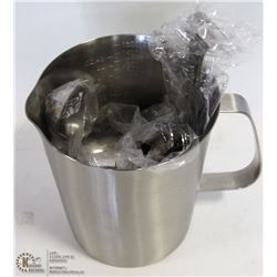 STAINLESS MEASURE SET - 10 PIECES