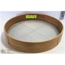 14" WOODEN SIEVE