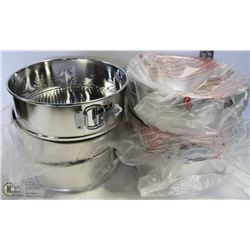 SPRING FORM PANS - LOT OF 6