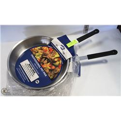 12" ALUMINUM FRY PANS - LOT OF 2