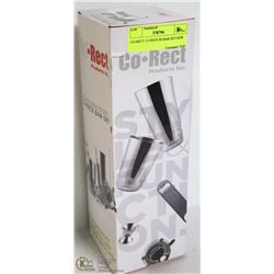 CO-RECT 13 PIECE SS BAR SET NEW