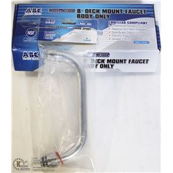 DECK MOUNT FAUCETS & ABC 8`` SWING SPOUT