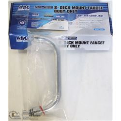 DECK MOUNT FAUCETS & ABC 8`` SWING SPOUT