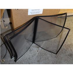 6 PANEL MENU HOLDERS - CASE OF 40 - NEW