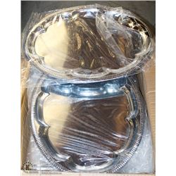 CASE OF NEW IRON CHROME PLATTERS