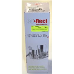 ON CHOICE: CO-RECT 13 PIECE SS BAR SET NEW