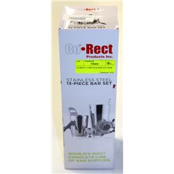 ON CHOICE: CO-RECT 13 PIECE SS BAR SET NEW