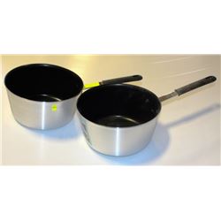 LOT OF 2 NEW HEAVY DUTY 7QT ALUMINUM NON-STICK