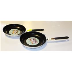 12" COATED ALUMINUM FRY PANS (2)