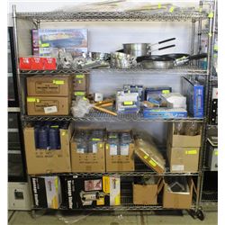 5-SHELF 18" METRO RACK-NO WHEELS