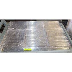 STAINLESS WIRE GRATES 15-3/4" X 24-3/4" - LOT OF