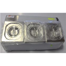 SS INSERTS HOLDER INSERTS & LIDS NEW