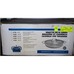 15QT HEAVY DUTY STAINLESS BRAZIER