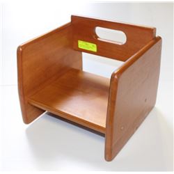 TABLECRAFT WOOD BOOSTER SEATS - LOT OF 3 NEW