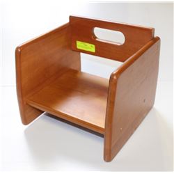 TABLECRAFT WOOD BOOSTER SEATS - LOT OF 3 NEW