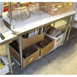 24" X 48" STAINLESS STEEL PREP-WORK TABLE-NEW