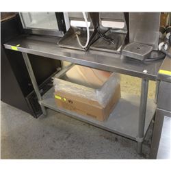 4FT STAINLESS STEEL WORK-PREP TABLE
