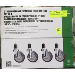 5" CASTERS NEW - LOT OF 4
