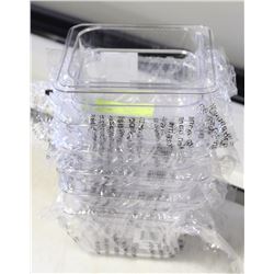 1/6 POLYCARB 4" DEEP INSERTS (6)