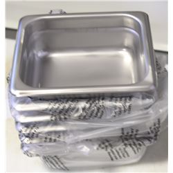 1/6 STAINLESS 2.5" DEEP INSERTS (6)