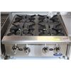 ME#5,MRE) HEAVY DUTY COUNTER TOP HOT PLATE 4 GAS