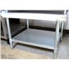 ME#2) 30"X24" S/S EQUIPMENT STAND WITH GALVANIZED