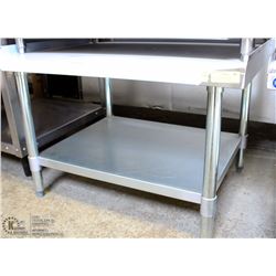 ME#3) 30"X36" S/S EQUIPMENT STAND WITH GALVANIZED