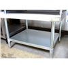 ME#3) 30"X36" S/S EQUIPMENT STAND WITH GALVANIZED