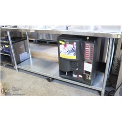 ICB 6 FT STAINLESS STEEL PREP-TABLE