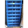 LOT OF 8 DISHWASHER PEG RACKS BLUE