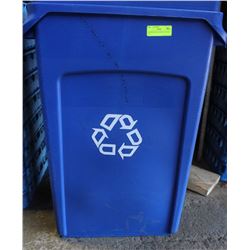 SLIMJIM RECYCLE BIN BLUE WITH LID