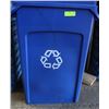 SLIMJIM RECYCLE BIN BLUE WITH LID