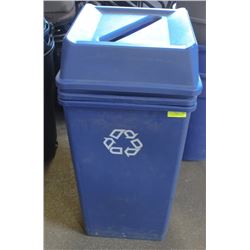 RUBBERMAID RECYCLE BINS BLUE - SQUARE ON CHOICE: