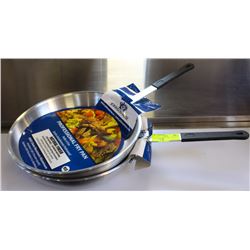 12" ALUMIUM FRY PANS - LOT OF 2