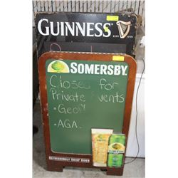 LOT OF 2 SANDWICH BOARDS