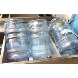 LOT OF 3 SAF-T-ICE TOTES/PAILS