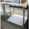 Image 1 : STAINLESS WORK TABLE 30"X36" NEW