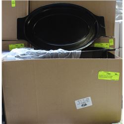 ON CHOICE:PLASTIC OVAL PLATTERS, JOHNSON-ROSE (12)