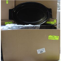 ON CHOICE:PLASTIC OVAL PLATTERS, JOHNSON-ROSE (12)