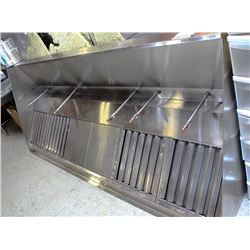 9FT OVERHEAD CANOPY FILTER KITCHEN HOOD